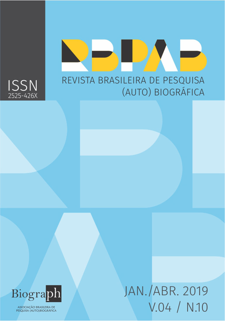 					Visualizar v. 4 n. 10 (2019): Revista Brasileira de Pesquisa (Auto)biográfica
				