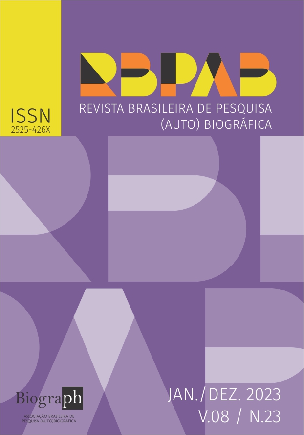 					Visualizar v. 8 n. 23 (2023): Revista Brasileira de Pesquisa (Auto)biográfica
				