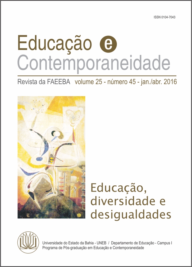 					Visualizar v. 25 n. 45 (2016): Revista da FAEEBA. Educação e Contemporaneidade
				