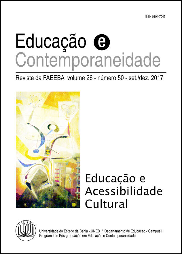 					Visualizar v. 26 n. 50 (2017): Revista da FAEEBA. Educação e Contemporaneidade
				