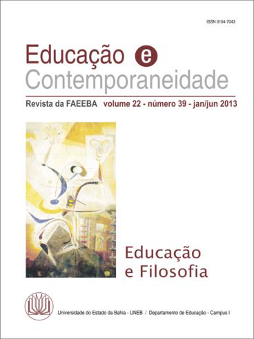					Visualizar v. 22 n. 39 (2013): Revista da FAEEBA: Educação e Contemporaneidade
				