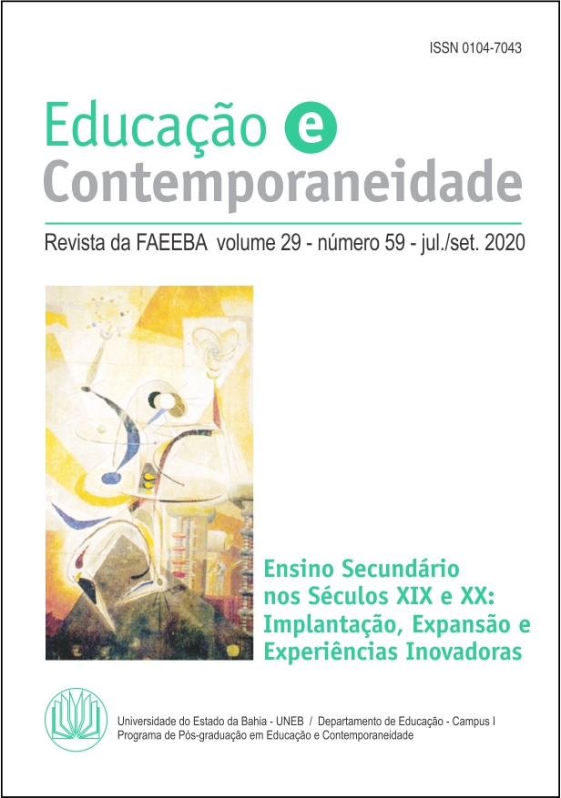 					Visualizar v. 29 n. 59 (2020): Revista da FAEEBA. Educação e Contemporaneidade
				