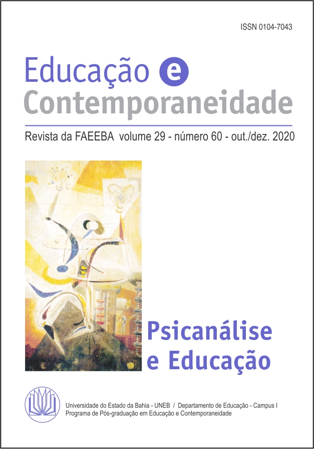 					Visualizar v. 29 n. 60 (2020): Psicanálise e Educação
				