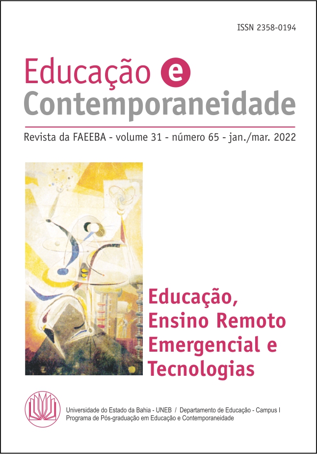 					Visualizar v. 31 n. 65 (2022): Revista da FAEEBA - Educação e Contemponeidade
				