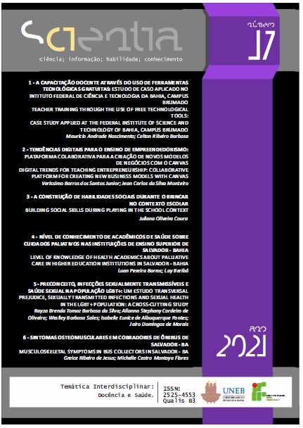 					Visualizar v. 6 n. 3 (2021): Revista Scientia, Salvador, v. 6, n. 3, set./dez. 2021
				